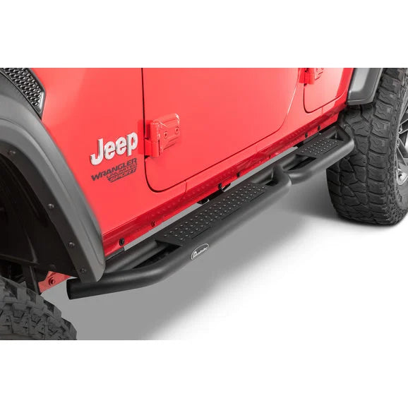 Quadratec QRC Side Armor with Step for 18-24 Jeep Wrangler JL Unlimited 4-Door