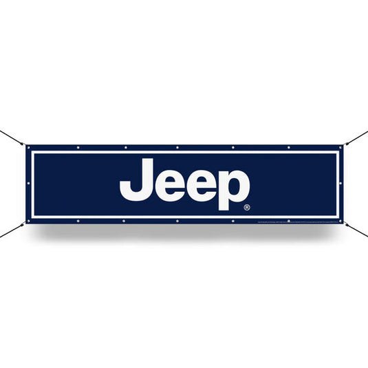 Jeep Merchandise Jeep Logo Banner