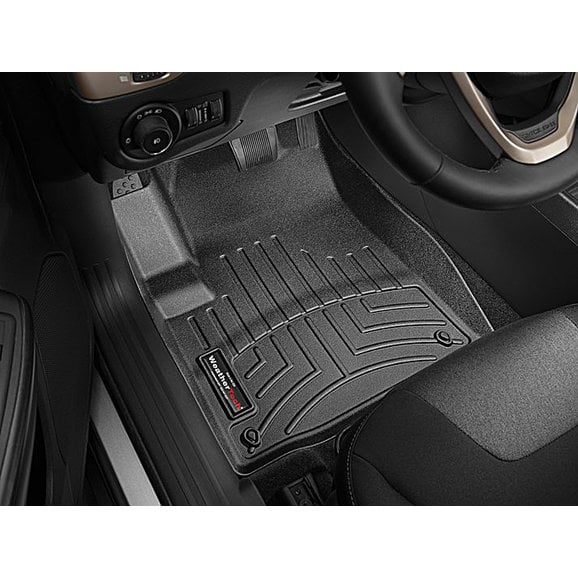 Load image into Gallery viewer, WeatherTech 445661 Digitalfit Front Floor Liners in Black for 14-15 Jeep Cherokee KL
