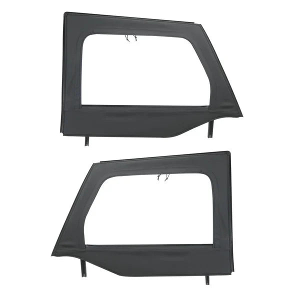 Load image into Gallery viewer, Mopar 82212132 Front Upper Doors in Black for 07-18 Jeep Wrangler and Wrangler Unlimited
