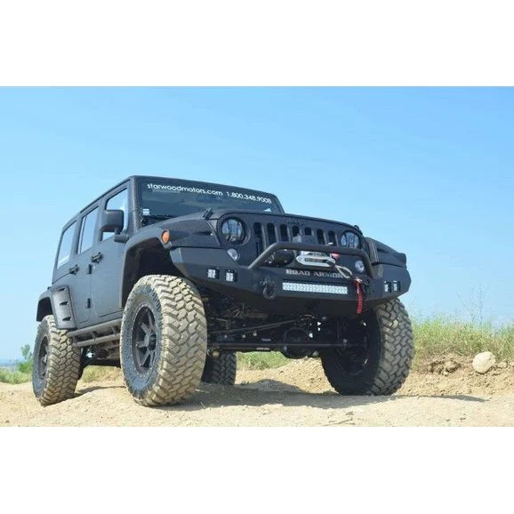 Load image into Gallery viewer, Road Armor Stealth Full Width Front Winch Bumper for 07-18 Jeep Wrangler JK
