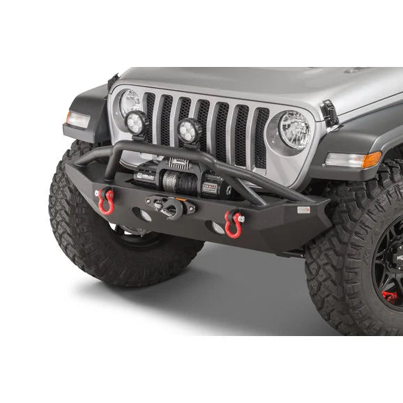 Fishbone Offroad FB22088 Mid-Width Front Bumper for 18-24 Jeep Wrangler JL & Gladiator JT