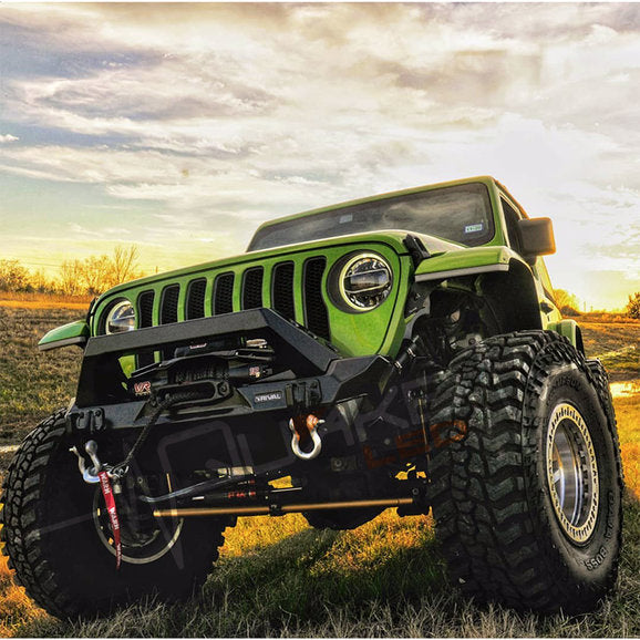 Load image into Gallery viewer, Quake LED QTE993 9.5&quot; x 0.75&quot; Slim Chop Kit DRL w/ Sequential Switchback Turn Signal &amp; Side Marker Light for 18-24 Jeep Wrangler JL &amp; Gladiator JT (Rubicon only)
