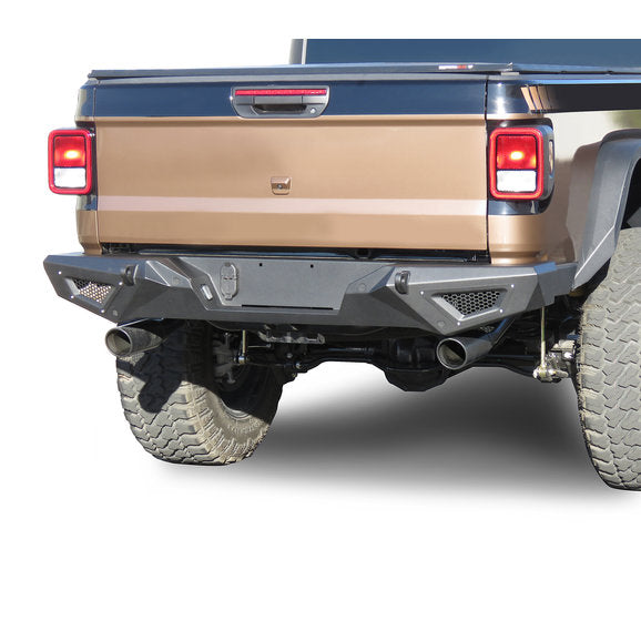 Load image into Gallery viewer, Black Horse Off Road ARB-JG20 Armour Heavy Duty Rear Bumper for 20-24 Jeep Gladiator JT
