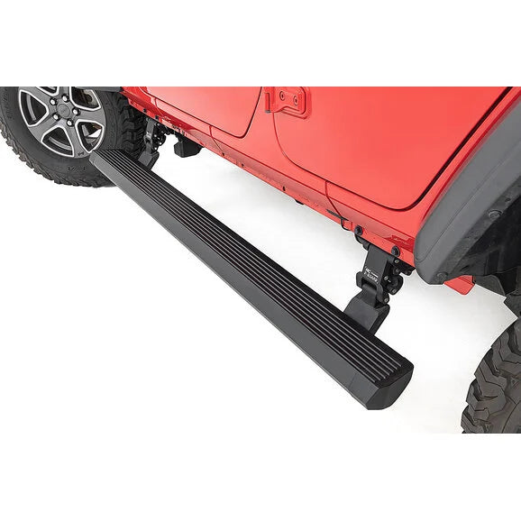 Load image into Gallery viewer, Rough Country PSR610430 Running Boards for 18-24 Jeep Wrangler JL Unlimited 4-Door
