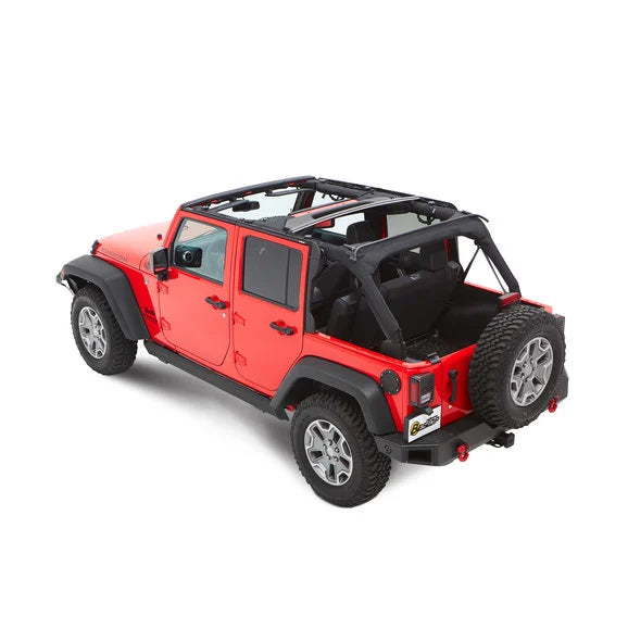 Load image into Gallery viewer, Bestop Jeep Logo Trektop Soft Top for 07-18 Jeep Wrangler JK Unlimited 4-Door
