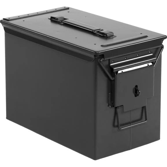 Load image into Gallery viewer, Quadratec Fat Fifty Black Locking Ammo Storage Can
