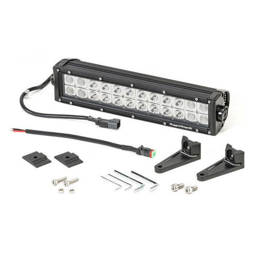 Rugged Ridge Windshield Light Bar with Three 13.5" LED Light Bars for 97-06 Jeep Wrangler TJ