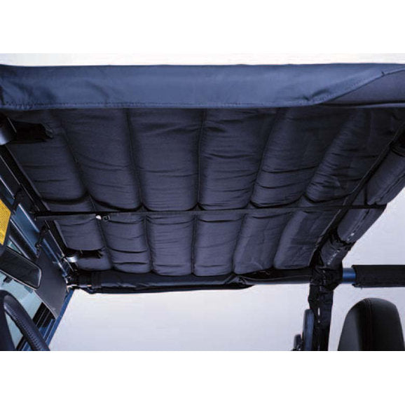 Load image into Gallery viewer, Rugged Ridge 893615 Acoustic Header Island Topper in Black Denim for 97-02 Jeep Wrangler TJ
