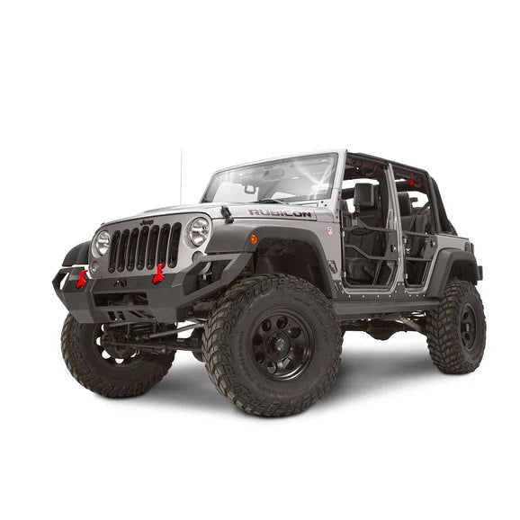 Load image into Gallery viewer, Fab Fours Vengeance Front Bumper for 07-18 Jeep Wrangler JK
