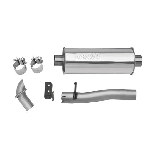 DynoMax 39516 Evolution Competition Cat-Back in Stainless Steel for 07-11 Jeep Wrangler Unlimited JK 4 Door with 3.8L