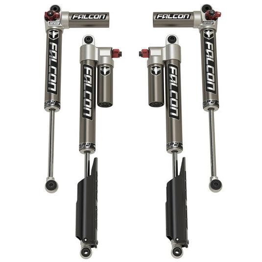 Teraflex Falcon SP2 3.3 Fast Adjust Piggyback Shocks for 20-24 Jeep Gladiator JT