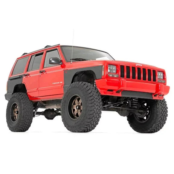 Load image into Gallery viewer, Rough Country 10581 Front &amp; Rear Quarter Panel Armor for 97-01 Jeep Cherokee XJ
