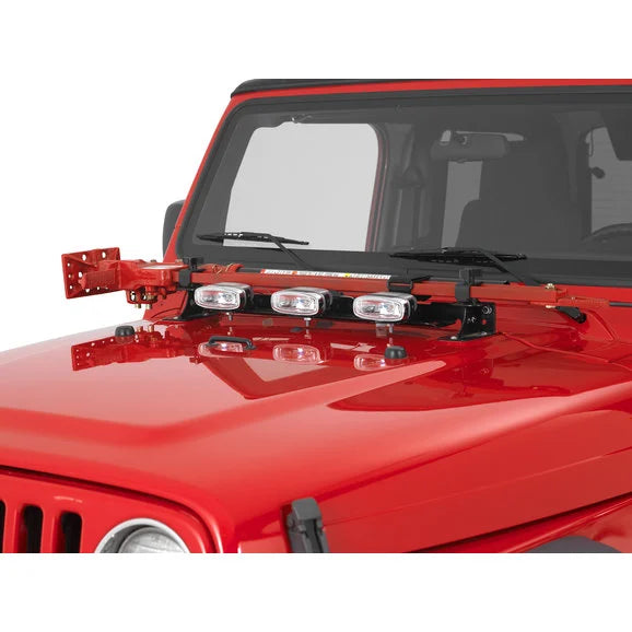 Load image into Gallery viewer, Warrior Products 1544 Light Bar Add On Kit for 97-06 Jeep Wrangler TJ &amp; Unlimited
