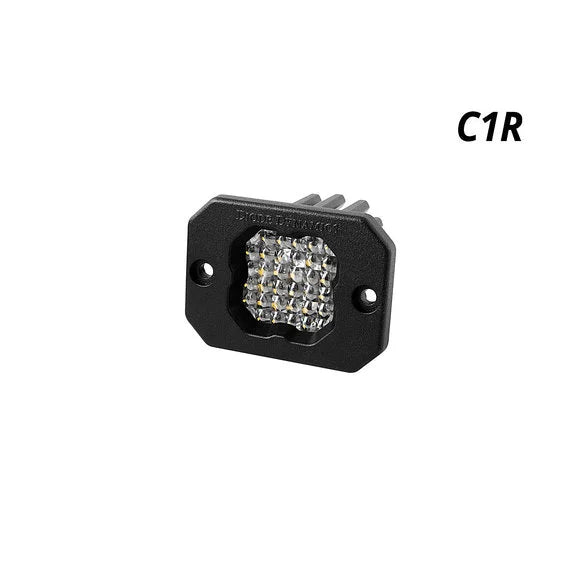 Load image into Gallery viewer, Diode Dynamics DD7427S Stage Series C1R White Flood Flush Mount Single LED Pod Light
