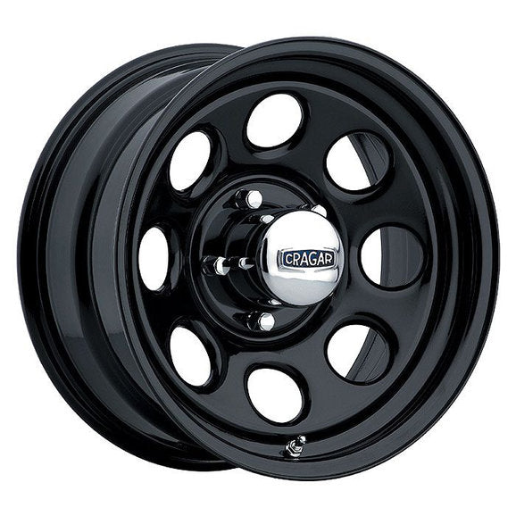 Load image into Gallery viewer, Cragar Series 397 Soft 8 Black Wheel for Jeep Vehicles with 5x4.5 Bolt Pattern
