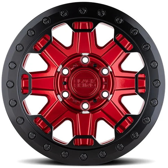 Load image into Gallery viewer, Black Rhino Hard Alloys Rift Beadlock Wheel for 07-24 Jeep Wrangler JL, JK &amp; Gladiator JT
