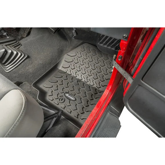 Load image into Gallery viewer, Quadratec Front &amp; Cargo Floor Liners for 76-95 Jeep CJ &amp; Wrangler YJ
