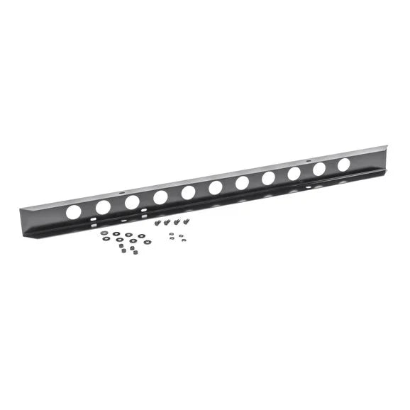 Load image into Gallery viewer, Kentrol 50429 54&quot; Front Bumper With Holes in Black Powder Coated Stainless Steel for 45-86 Jeep CJ Vehicles
