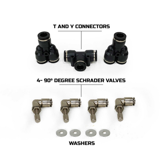 4 Tire Inflation System - Jeep Wrangler JL & JLU Engine Bay Passenger Side