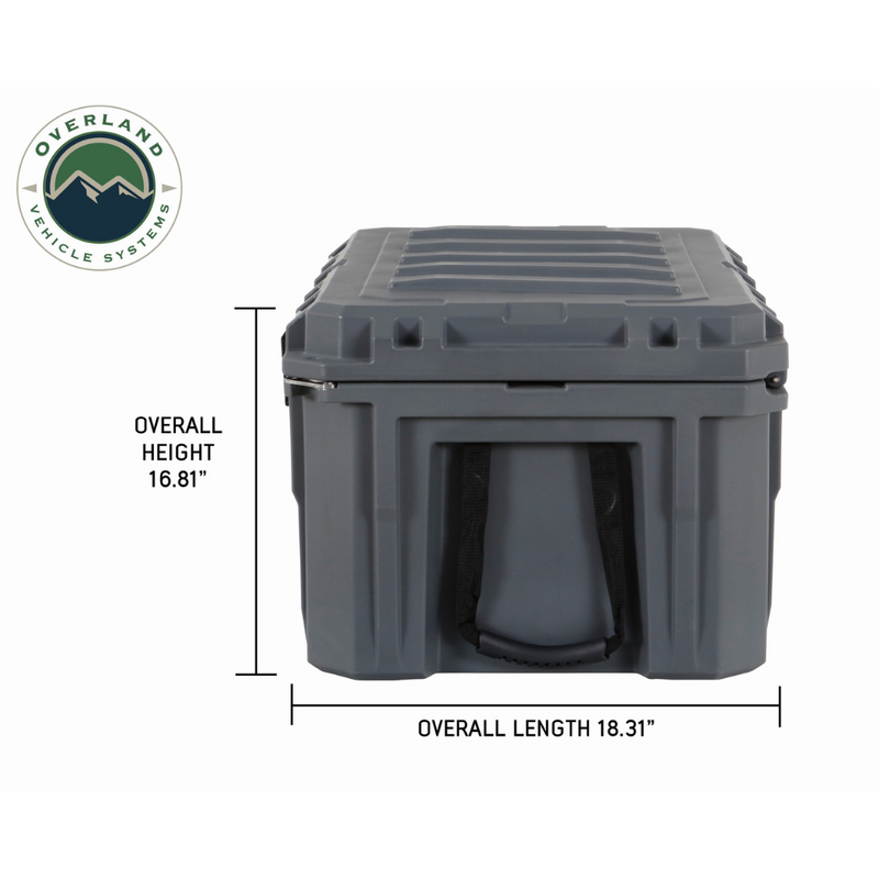 Load image into Gallery viewer, D.B.S. - Dark Grey 95 QT Dry Box With Drain And Bottle Opener
