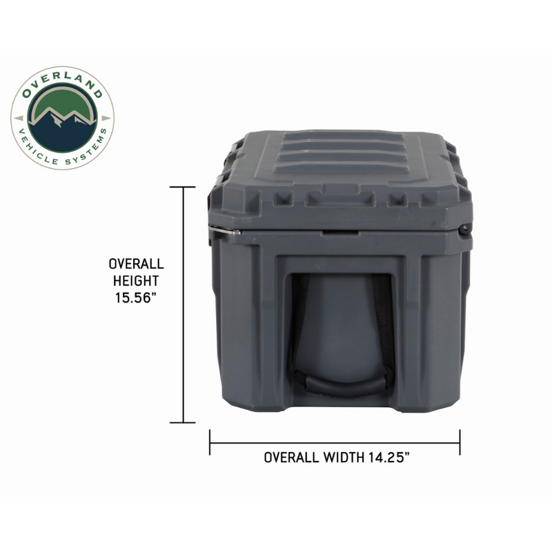 Load image into Gallery viewer, D.B.S. - Dark Grey 53 QT Dry Box With Drain, And Bottle Opener

