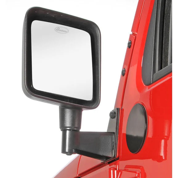 Load image into Gallery viewer, Rugged Ridge 11025.04 Mirror Relocation Bracket in Black for 07-18 Jeep Wrangler JK
