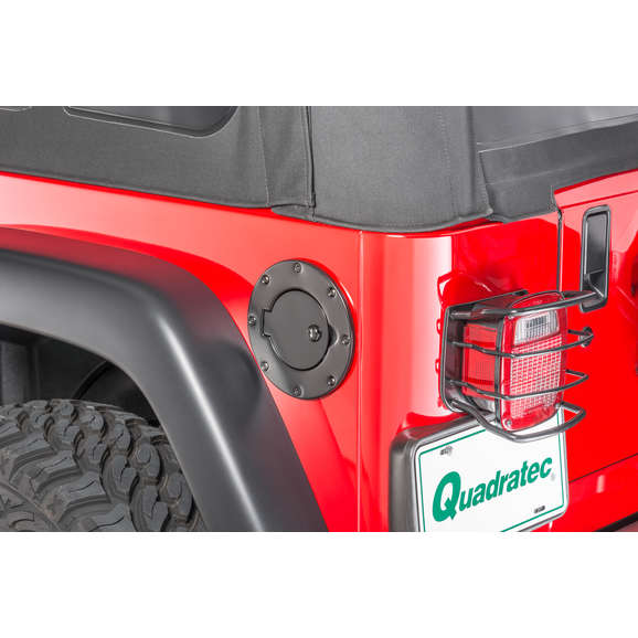 Load image into Gallery viewer, Rugged Ridge Locking Fuel Door for 97-06 Jeep Wrangler TJ &amp; Unlimited
