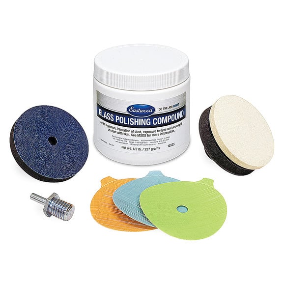 Eastwood 12526 Glass Polishing Kit for Deep Scratches