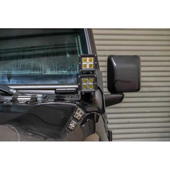 Load image into Gallery viewer, DV8 Offroad LBJL-02 A-Pillar Pod LED Light Mounts for 18-20 Jeep Wrangler JL Unlimited &amp; Gladiator JT
