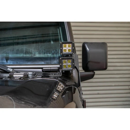 DV8 Offroad LBJL-02 A-Pillar Pod LED Light Mounts for 18-20 Jeep Wrangler JL Unlimited & Gladiator JT