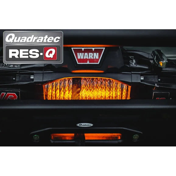 Load image into Gallery viewer, Quadratec RES-Q Premium Winch Fairlead LED Light Bracket
