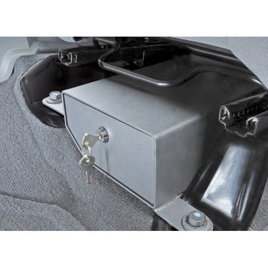 Bestop 42640-01 Locking Under Seat Storage Box in Textured Black for 07-10 Jeep Wrangler & 07-18 Wrangler Unlimited JK Driver Side