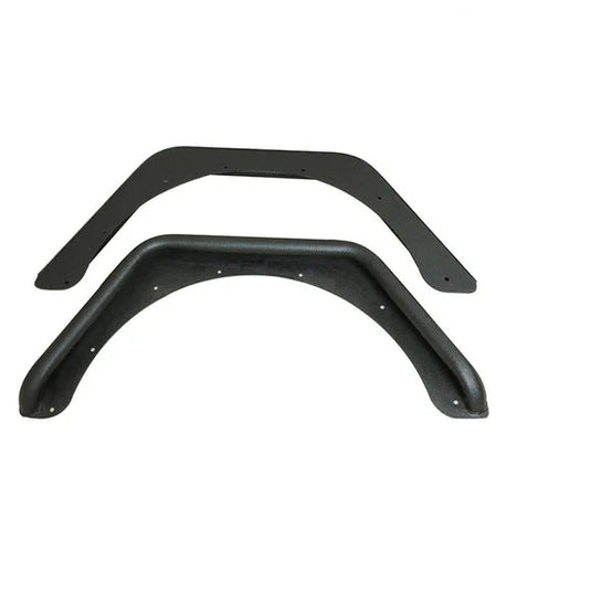 Paramount Automotive 51-0044 Armor Rear Tube Fender Flares for 97-06 Jeep Wrangler TJ