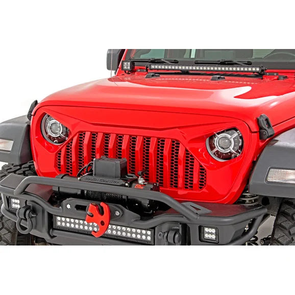 Load image into Gallery viewer, Rough Country RCH5300 9 Inch LED Halo Projector Headlights for 18-24 Jeep Wrangler JL &amp; 20-24 Gladiator JT
