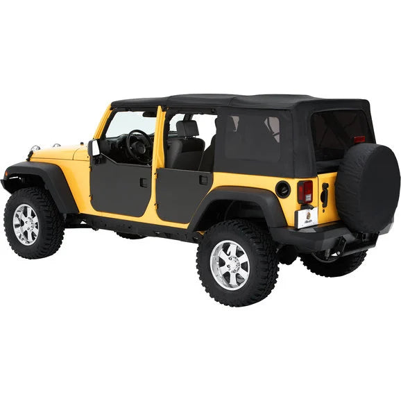 Load image into Gallery viewer, Bestop 51803-01 HighRock 4x4 Element Front Door Enclosure Kit for 07-18 Jeep Wrangler JK
