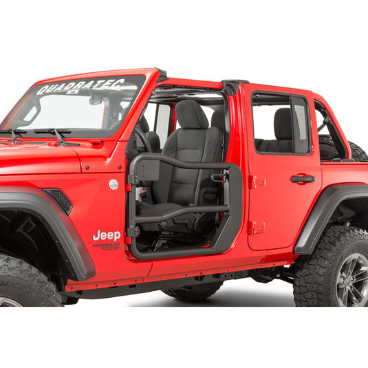 Rugged Ridge Fortis Tube Doors for 18-24 Jeep Wrangler JL & Gladiator JT