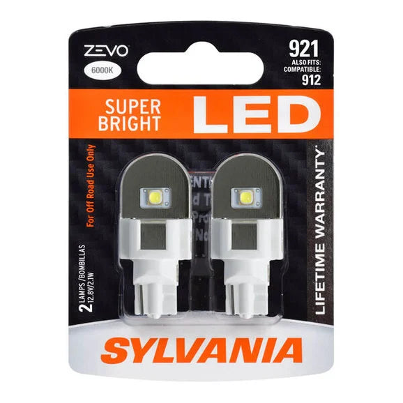 Load image into Gallery viewer, Sylvania 921LED.BP2 #921 White Zevo LED Mini Bulb 2 Pack
