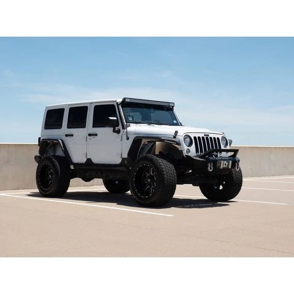 Load image into Gallery viewer, Road Armor Stealth Steel Fender Flares for 07-18 Jeep Wrangler JK
