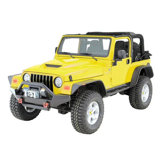 Cervini's Auto Design Ram Air Fiberglass Hood Factory Match Paint (Top & Bottom) for 97-06 Jeep Wrangler TJ & Unlimited