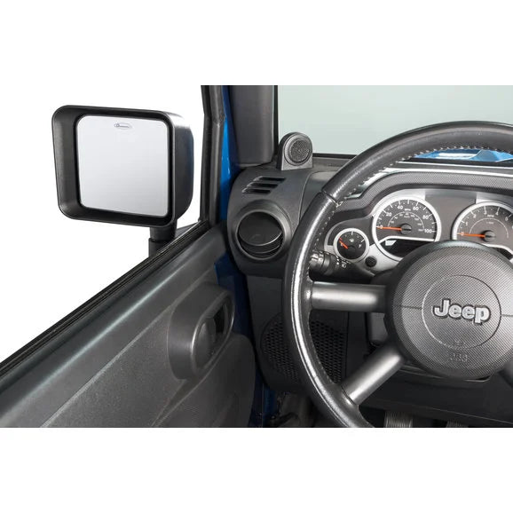 Load image into Gallery viewer, Quadratec Automatic Billet Aluminum Mirror Movers for 07-18 Jeep Wrangler JK
