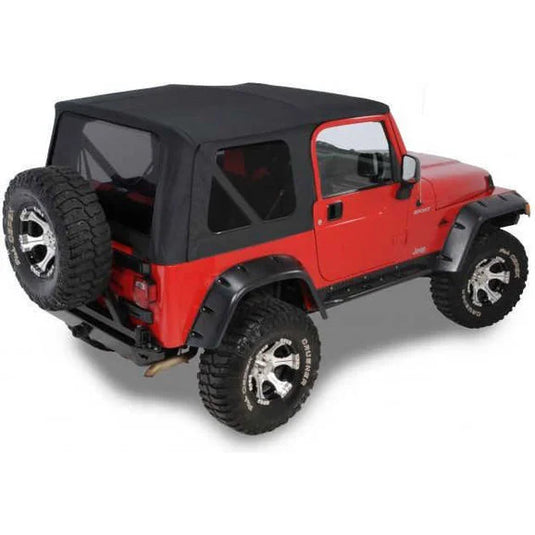 QuadraTop Replacement Soft Top with Tinted Windows for 97-06 Jeep Wrangler TJ