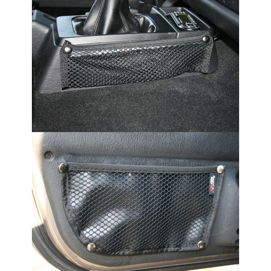 Rugged Ridge 13551.21 Door Box & Console Trail Net Kit for 97-06 Jeep Wrangler TJ & Unlimited