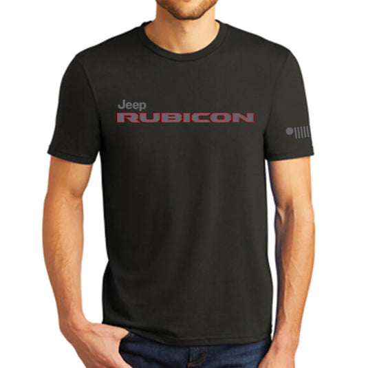 Jeep Merchandise Men's Jeep Rubicon T-Shirt in Heather Black Triblend