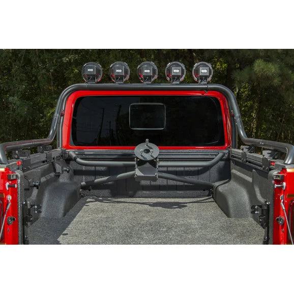 Load image into Gallery viewer, Rugged Ridge 11546.71 Bed Mounted Spare Tire Carrier for 20-24 Jeep Gladiator JT
