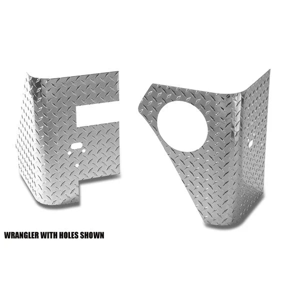 Warrior Products Rear Corners with Holes for 97-06 Jeep Wrangler TJ with Bushwacker Flares