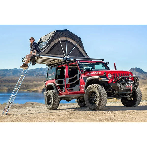 Load image into Gallery viewer, Dee Zee DZ4472JL Aluminum Roof Rack System for 18-24 Jeep Wrangler JL Unlimited 4-Door
