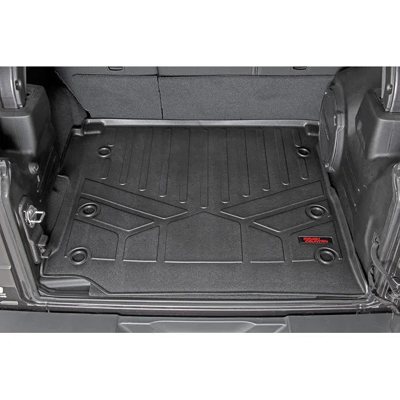 Load image into Gallery viewer, Rough Country Heavy Duty Fitted Cargo Liner for 18-24 Jeep Wrangler JL Unlimited
