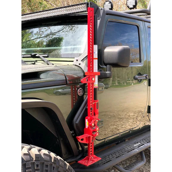 Load image into Gallery viewer, Go Rhino 701003T Exterior Jack Mount for 07-18 Jeep Wrangler JK &amp; Wrangler Unlimited JK
