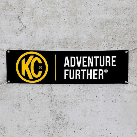 KC HiLiTES 9902 Adventure Further Banner